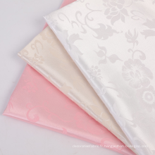 Fleur Paisley Brocade Fabric Jacquard Brocade Fabric de tissu comme 97% Polyester 3% Spandex pour les foulards pyjamas Bonnets Saree